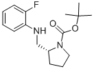 (R)-1-BOC-2-[(2-FLUORO-PHENYLAMINO)-METHYL]-PYRROLIDINE Struktur