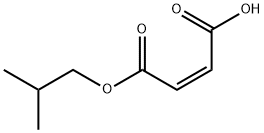 isobutyl hydrogen maleate Struktur