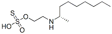 Thiosulfuric acid hydrogen S-[2-[(1-methyloctyl)amino]ethyl] ester Struktur