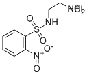 N-(2-アミノエチル)-2-ニトロベンゼンスルホンアミド塩酸塩 化學(xué)構(gòu)造式