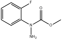 Hydrazinecarboxylic  acid,  1-(2-fluorophenyl)-,  methyl  ester Struktur