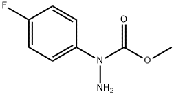 Hydrazinecarboxylic  acid,  1-(4-fluorophenyl)-,  methyl  ester Struktur