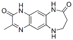 1H-Pyrazino[2,3-h][1,5]benzodiazepine-2,9-dione,  6,7,8,10-tetrahydro-3-methyl- Struktur