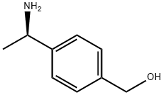 Benzenemethanol, 4-[(1R)-1-aminoethyl]- Struktur