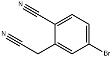 5-BROMO-2-CYANOBENZENEACETONITRILE Struktur