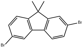 2,6-DIBROMO-9,9-DIMETHYL-9H-FLUORENE
 Struktur