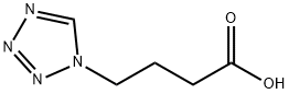 4-(1H-tetrazol-1-yl)butanoic acid(SALTDATA: FREE) Struktur