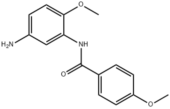 N-(5-Amino-2-methoxyphenyl)-4-methoxybenzamide Struktur