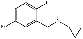 N-(5-BroMo-2-fluorobenzyl)cyclopropanaMine Struktur