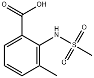 2-MethanesulfonaMido-3-Methylbenzoic acid Struktur