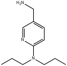 5-(Aminomethyl)-N,N-dipropyl-2-pyridinamine Struktur