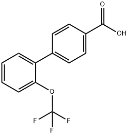 4-[2-(Trifluoromethoxy)phenyl]benzoic acid Struktur