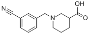 1-(3-CYANOBENZYL)PIPERIDINE-3-CARBOXYLIC ACID Struktur