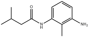 N-(3-amino-2-methylphenyl)-3-methylbutanamide Struktur