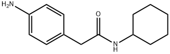 2-(4-aminophenyl)-N-cyclohexylacetamide Struktur