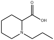 N-Propyl-2-piperidine carboxylic acid Struktur