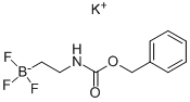 Potassium benzyl N-[2-(trifluoroboranuidyl)ethyl]carbamate Struktur