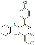 1-(4-chlorophenyl)-3-phenyl-2-phenylimino-propane-1,3-dione Struktur