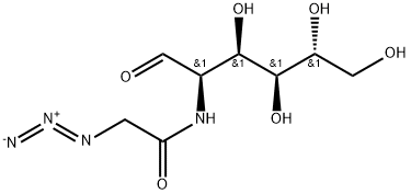 2-[(疊氮基乙?；?氨基]-2-脫氧葡萄糖, 92659-90-0, 結構式