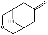 3-Oxa-9-azabicyclo[3.3.1]nonan-7-one Struktur