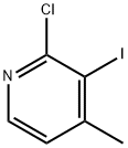 2-Chloro-3-iodo-4-methylpyridine Struktur