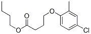 butyl 4-(4-chloro-2-methylphenoxy)butyrate Struktur