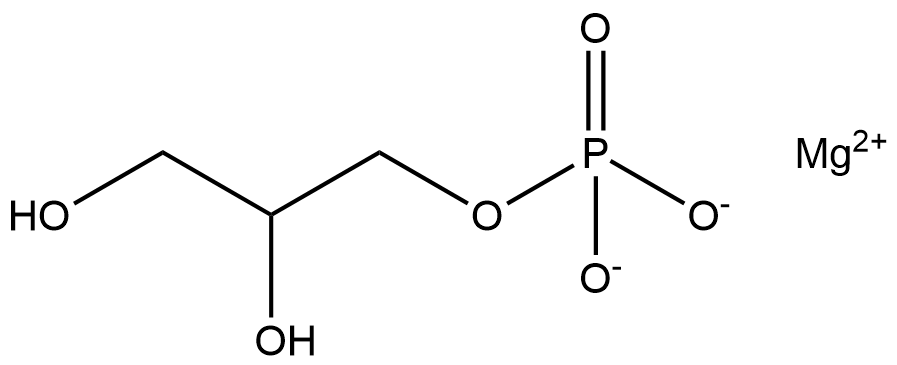 DL-ALPHA-GLYCEROL PHOSPHATE MAGNESIUM SALT HYDRATE Struktur