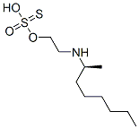 Thiosulfuric acid S-[2-[(1-methylheptyl)amino]ethyl] ester Struktur