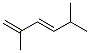 (E)-2,5-Dimethyl-1,3-hexadiene Struktur