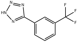 5-[3-(TRIFLUOROMETHYL)PHENYL]-1H-TETRAZOLE Struktur