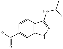 N-ISOPROPYL-6-NITRO-1H-INDAZOL-3-AMINE Struktur