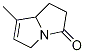 1,2,5,7a-tetrahydro-7-Methyl-3H-Pyrrolizin-3-one Struktur