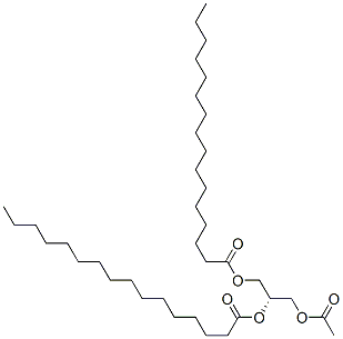 1,2-dipalmitoyl-3-acetyl-sn-glycerol Struktur