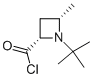 2-Azetidinecarbonylchloride,1-(1,1-dimethylethyl)-4-methyl-,cis-(9CI) Struktur