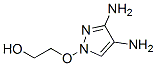 Ethanol,  2-[(3,4-diamino-1H-pyrazol-1-yl)oxy]- Struktur