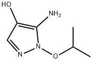 1H-Pyrazol-4-ol,  5-amino-1-(1-methylethoxy)- Struktur