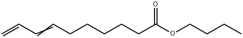 n - butyl (E) - 7,9 - decadienoate Struktur