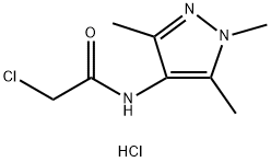 2-CHLORO-N-(1,3,5-TRIMETHYL-1H-PYRAZOL-4-YL)-ACETAMIDE Struktur