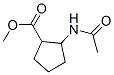 Cyclopentanecarboxylic  acid,  2-(acetylamino)-,  methyl  ester Struktur