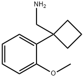 [1-(2-Methoxyphenyl)cyclobutyl]methylamine Struktur