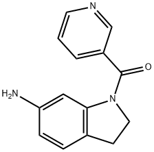 6-Amino-1-(pyridin-3-ylcarbonyl)indoline Struktur