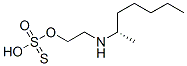 Thiosulfuric acid hydrogen S-[2-[(1-methylhexyl)amino]ethyl] ester Struktur