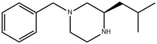 (R)-1-benzyl-3-isobutylpiperazine Struktur