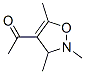 Ethanone, 1-(2,3-dihydro-2,3,5-trimethyl-4-isoxazolyl)- (9CI) Struktur