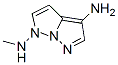 1H-Pyrazolo[1,5-b]pyrazole-1,4-diamine,  N1-methyl- Struktur