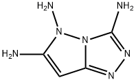 5H-Pyrazolo[5,1-c]-1,2,4-triazole-3,5,6-triamine Struktur