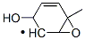 7-Oxabicyclo[4.1.0]hept-4-en-2-yl,  3-hydroxy-6-methyl- Struktur