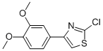 2-CHLORO-4-(3,4-DIMETHOXYPHENYL)THIAZOLE Struktur