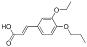 3-(3-ETHOXY-4-PROPOXY-PHENYL)-ACRYLIC ACID Struktur