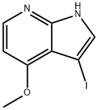 3-Iodo-4-methoxy-1H-pyrrolo[2,3-b]pyridine Struktur